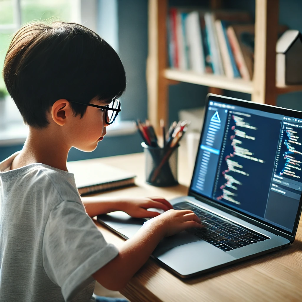 Kids learning to code